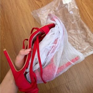 JustFab Red Heels